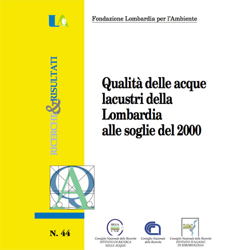 Qualità delle acque lacustri della Lombardia alle soglie del 2000